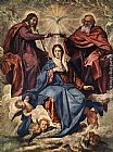 Diego Rodriguez De Silva Velazquez Famous Paintings - The Coronation of the Virgin